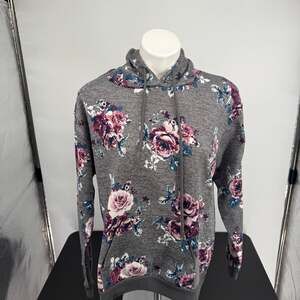 Vintage Rose Fleece  Hoodie